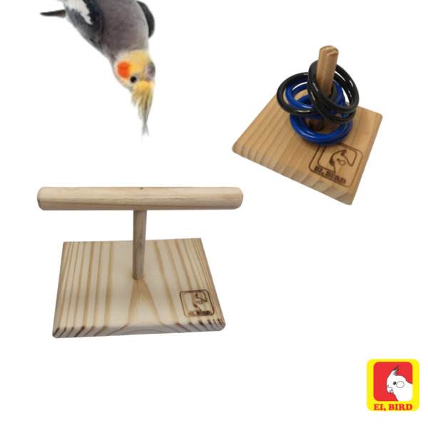 Kit Poleiro de Balança + Puxa Argolas