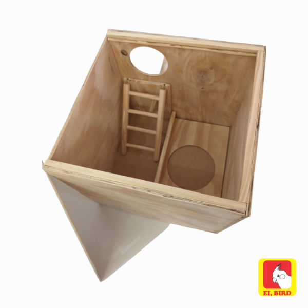 Ninho Para Ring Neck 30cm x 30cm x 30cm Casinha Criadouro Reprodução - Imagem 3
