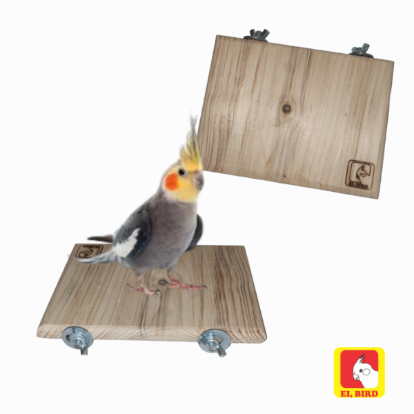 Kit Três Poleiros Plataforma de Descanso + Puxa Argolas - Imagem 4