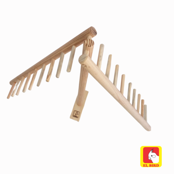 Escada articulada para calopsitas, agapornis, periquitos e ring necks - Imagem 4