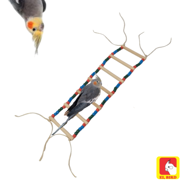 Escada Miçanga Flexível P/ calopsita, periquito, agapornis