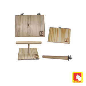 Kit Poleiros + Poleiro de Balança