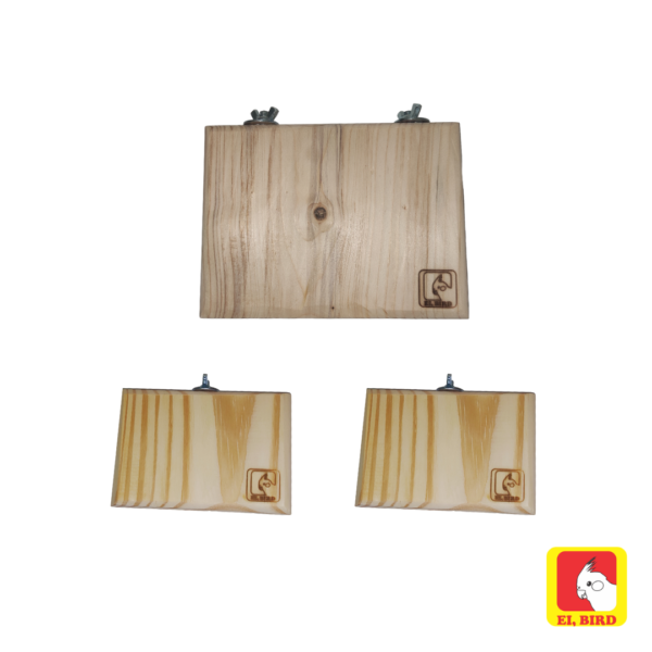 Kit Poleiros Plataformas de Descanso (3 unidades)