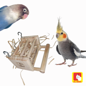 Puxa palha para calopsita, agapornis, periquito, papagaio, ring neck e demais psitacídeos_Ei Bird
