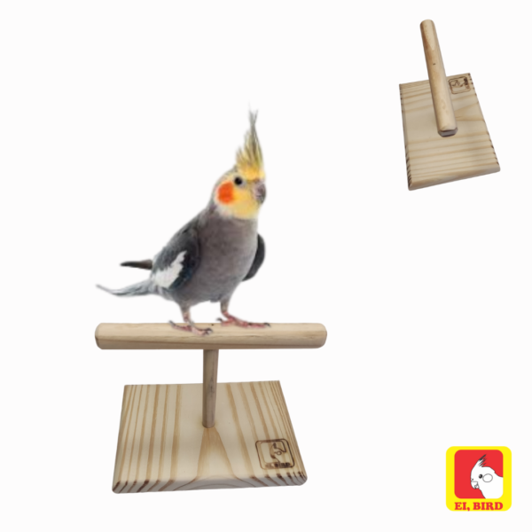 Kit 3 Plataformas M, 1 Poleiro de Balança e 1 Poleiro 25cm para Calopsita, e Outros Psitacídeos - Imagem 3