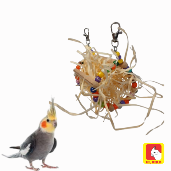 Puxa Palha Antiestresse para Calopsita, Agapornis, entre outros - Imagem 4